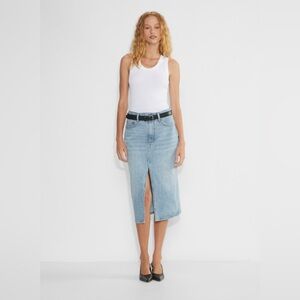 Aritzia 90s Halle denim skirt